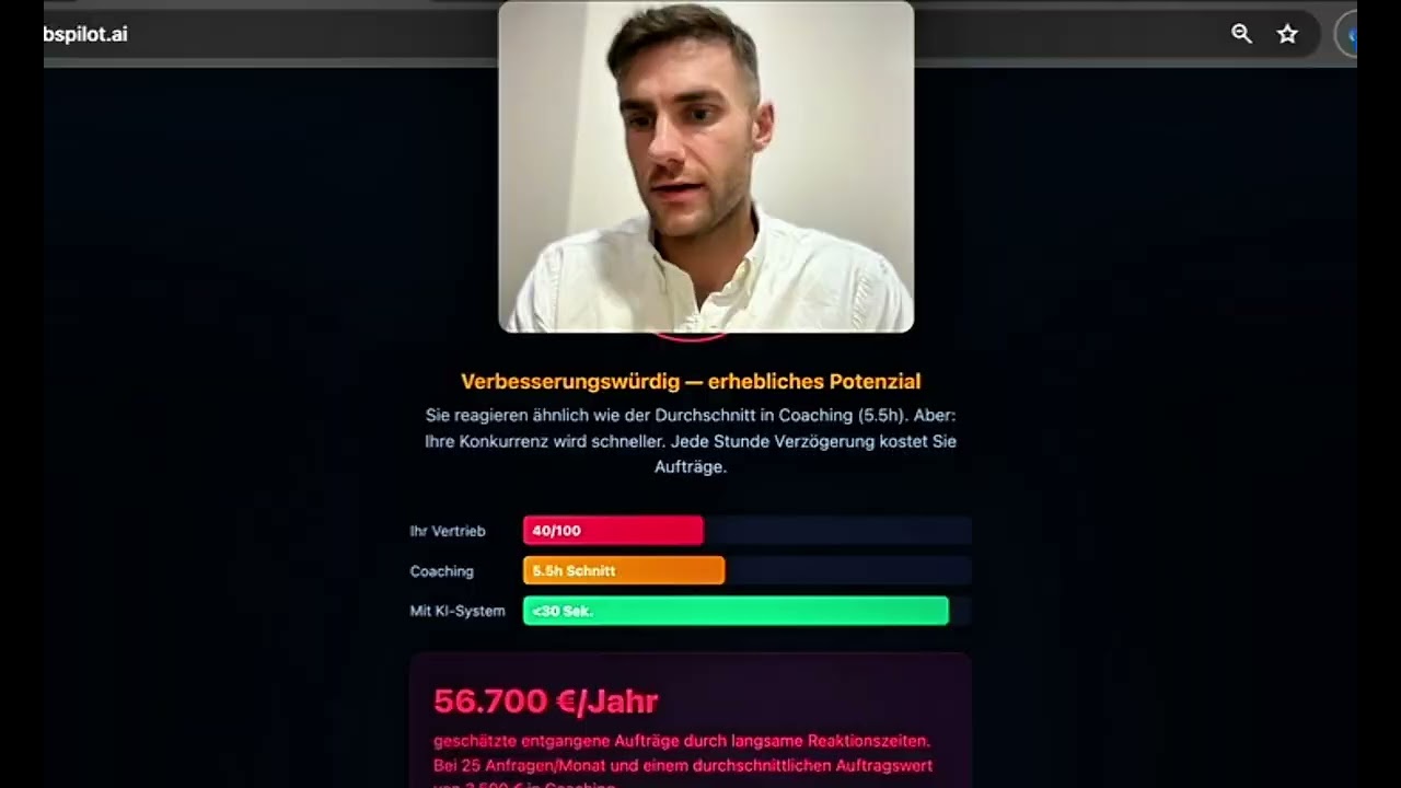 Reaktionsgeschwindigkeit-Demo VertriebsPilot.ai